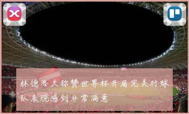 林德洛夫称赞世界杯开局完美对球队表现感到非常满意